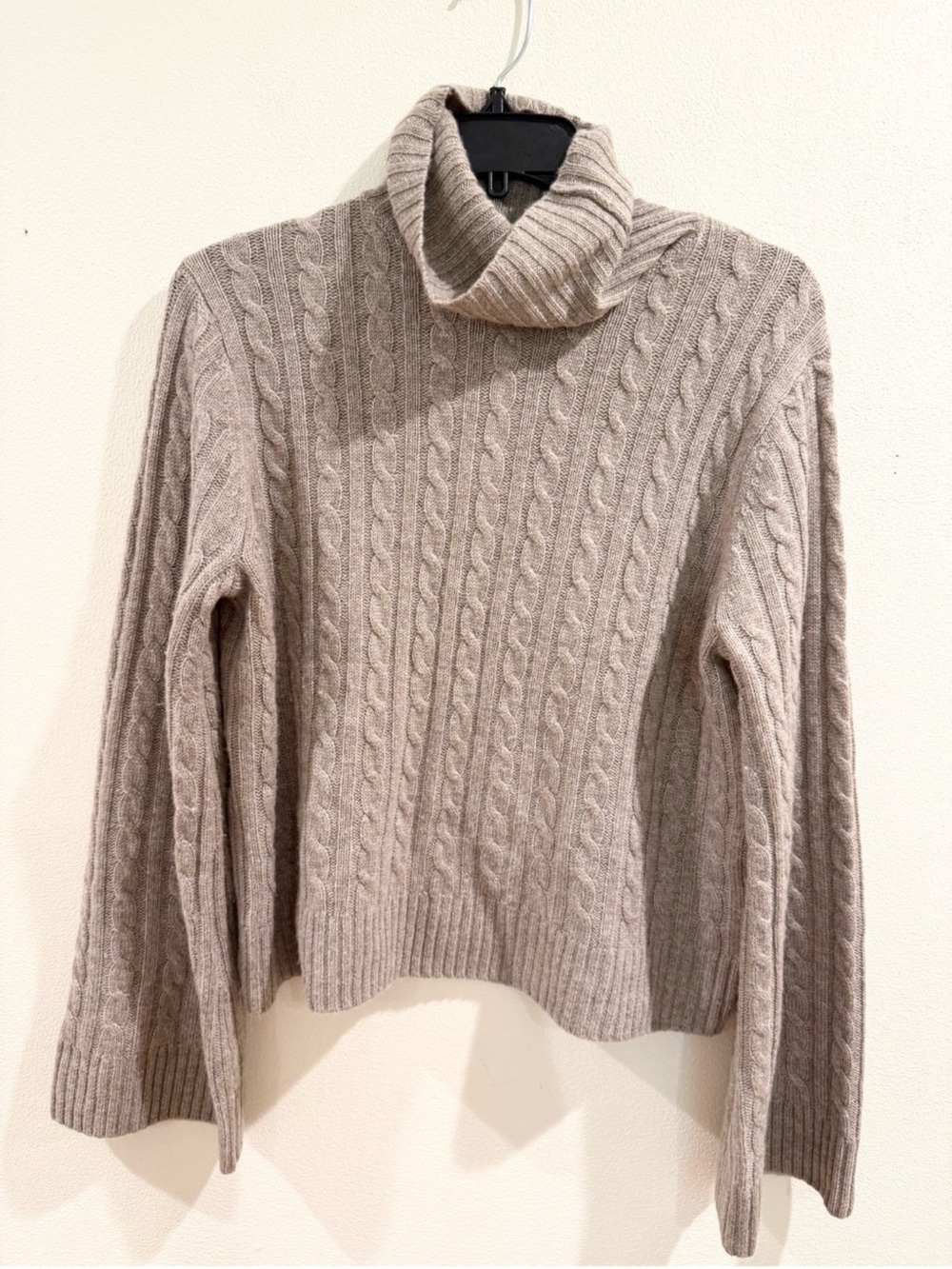 Jenni Kayne Nell cable knit turtleneck sweater S